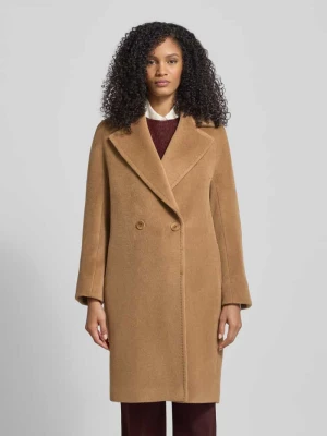 Płaszcz wełniany o kroju regular fit z mieszanki wełny z alpaki model ‘TOKIO’ Max Mara Studio