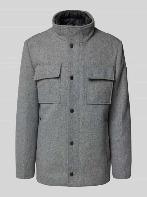 Płaszcz wełniany o kroju regular fit z mieszanki wełny z odpinanym kołnierzem wewnętrznym Tom Tailor