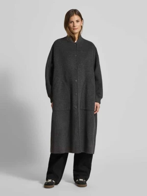 Płaszcz wełniany o kroju regular fit z mieszanki żywej wełny model ‘ALAMARO’ Weekend Max Mara