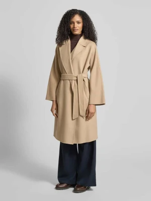 Płaszcz wełniany o kroju regular fit z mieszanki żywej wełny model ‘CIVADA’ Weekend Max Mara