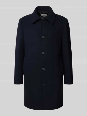 Płaszcz wełniany o kroju regular fit z wykładanym kołnierzem model ‘ARCHIVE’ Selected Homme