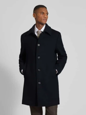 Płaszcz wełniany o kroju regular fit z wykładanym kołnierzem model ‘ARCHIVE’ Selected Homme