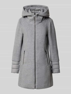 Płaszcz wełniany o kroju regular fit ze wstawką pikowaną s.Oliver RED LABEL