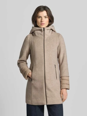 Płaszcz wełniany o kroju regular fit ze wstawką pikowaną s.Oliver RED LABEL