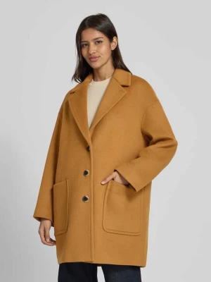 Płaszcz wełniany o kroju relaxed fit z kołnierzem z połami model ‘TAROCCO’ MAX&Co.
