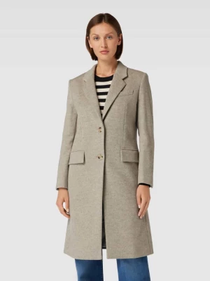 Płaszcz wełniany z listwą guzikową model ‘Catara’ BOSS Black Women
