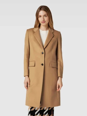 Płaszcz wełniany z listwą guzikową model ‘Catara’ Boss