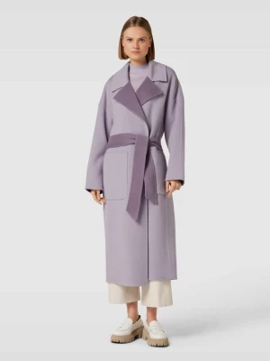 Płaszcz wełniany z połami Calvin Klein Womenswear