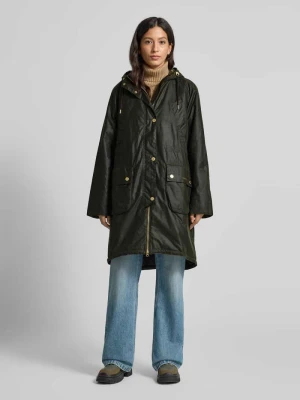 Płaszcz woskowany o kroju regular fit z czystej bawełny model ‘MARCY’ Barbour