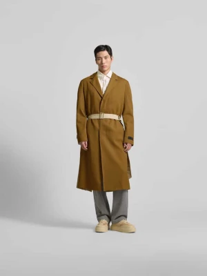 Płaszcz z czystej żywej wełny MM6 Maison Margiela Beżowy