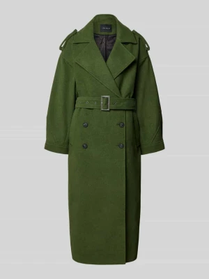 Płaszcz z dodatkiem bawełny CPH MUSE Khaki melanż