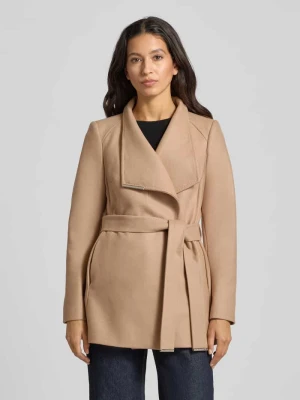 Płaszcz z domieszką kaszmiru model ‘ROSESS’ Ted Baker Piaskowy