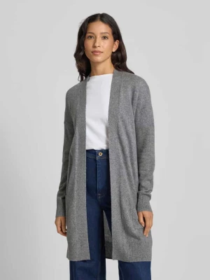 Długi kardigan z dzianiny o kroju regular fit z czystego kaszmiru Christian Berg Woman