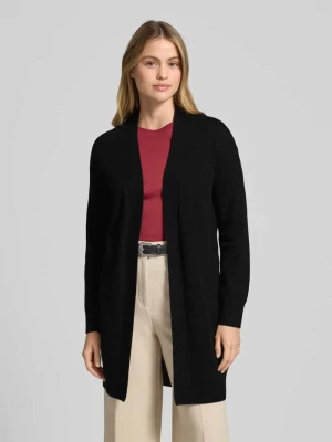 Płaszcz z dzianiny z kaszmiru z nakładanymi kieszeniami Christian Berg Woman