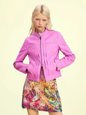 Płaszcz z efektem skóry Desigual