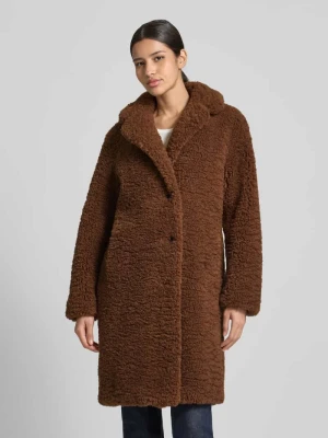 Płaszcz z futra o kroju relaxed fit z kołnierzem z połami Marc O'Polo