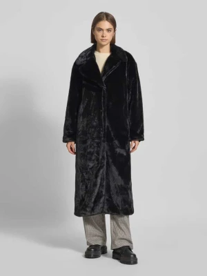 Płaszcz z imitacji futra o kroju regular fit z kołnierzem z połami model ‘MEAGAN’ Only