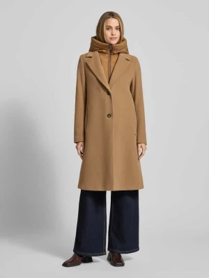 Płaszcz wełniany o kroju regular fit z domieszką kaszmiru model ‘MIRA’ CINQUE