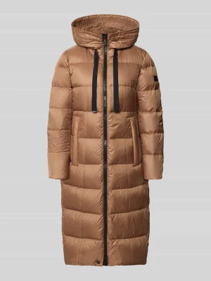 Płaszcz z kapturem model 'NUNKI' Peuterey Camel