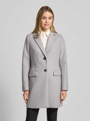 Płaszcz z kołnierzem z połami i kieszeniami z patką Christian Berg Woman Selection