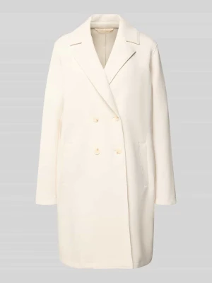 Płaszcz z kołnierzem z połami i wpuszczanymi kieszeniami WHITE LABEL