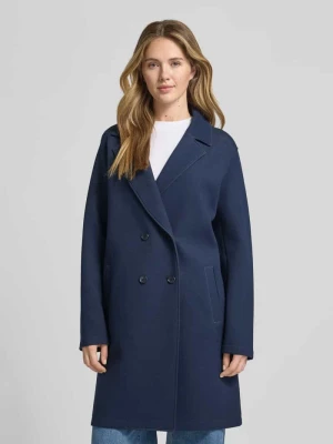 Płaszcz z kołnierzem z połami i wpuszczanymi kieszeniami WHITE LABEL