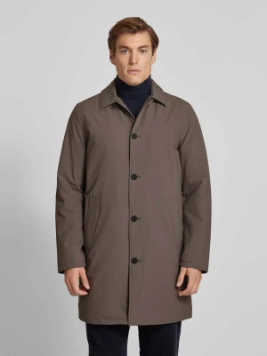Płaszcz z kołnierzykiem typu cutaway model ‘HAMPSHIREALF’ ECOALF