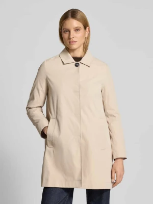 Płaszcz z krytą listwą guzikową i wpuszczanymi kieszeniami Christian Berg Woman Selection