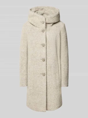 Płaszcz z listwą guzikową model 'STELLA' Milo Coats Écru