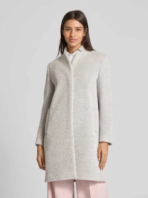 Płaszcz z mieszanki bawełny i wełny z alpaki ze stójką ICONS Cinzia Rocca