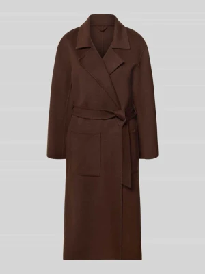 Płaszcz z mieszanki wełny model 'ALLEGORIA' Oakwood Ciemnobrązowy