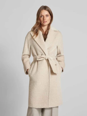 Płaszcz z mieszanki wełny z alpaki z kołnierzem z połami model ‘GALANTE’ Max Mara Studio