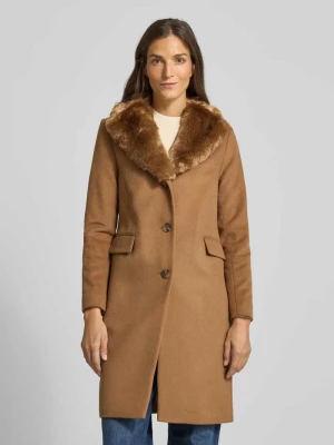 Płaszcz z mieszanki wełny z kieszeniami z patką Lauren Ralph Lauren
