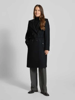 Płaszcz z mieszanki wełny z paskiem Jake*s Collection
