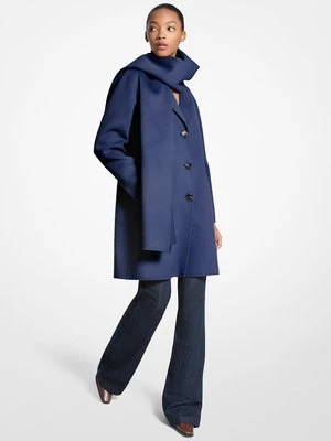 Płaszcz z mieszanki wełny z szalikiem MICHAEL Michael Kors