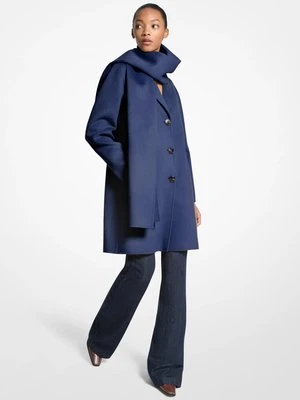 Płaszcz z mieszanki wełny z szalikiem MICHAEL Michael Kors