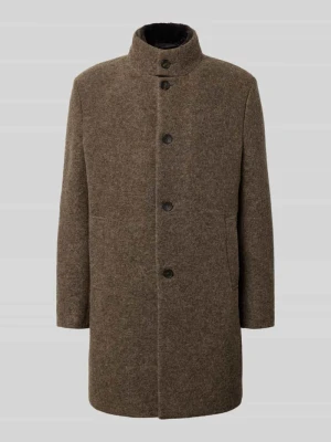 Płaszcz z mieszanki żywej wełny model ‘BURTON’ CINQUE