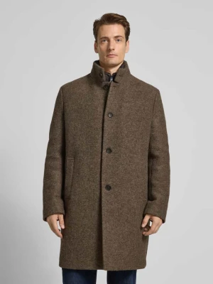 Płaszcz z mieszanki żywej wełny model ‘BURTON’ CINQUE