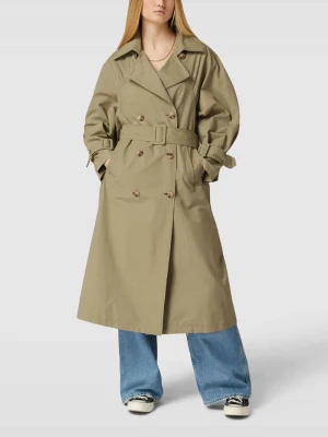 Płaszcz z paskiem z materiału model ‘Neila’ EDITED