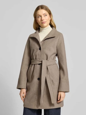 Płaszcz z wiązanym paskiem model ‘Cilia’ b.Young