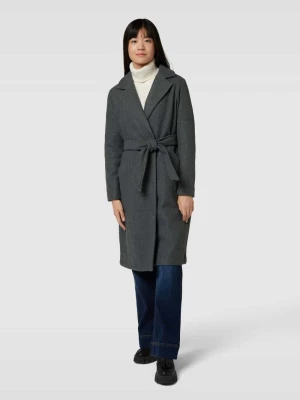 Płaszcz z wiązanym paskiem model ‘FORTUNEAYA’ Vero Moda