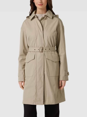 Płaszcz z wiązanym paskiem model ‘JELLY BEAN’ Geox
