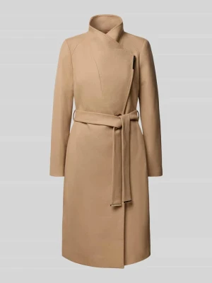 Płaszcz z wiązanym paskiem model 'ROSE' Ted Baker Piaskowy