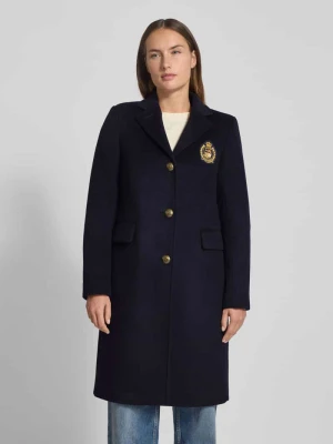 Płaszcz z wyhaftowanym logo i kieszeniami z patką Lauren Ralph Lauren