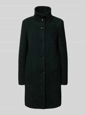 Płaszcz ze stójką model 'LISETTE' Milo Coats Ciemnozielony