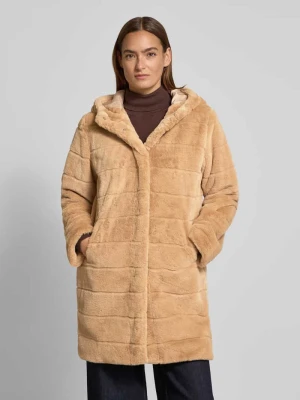 Płaszcz ze sztucznego futra monari