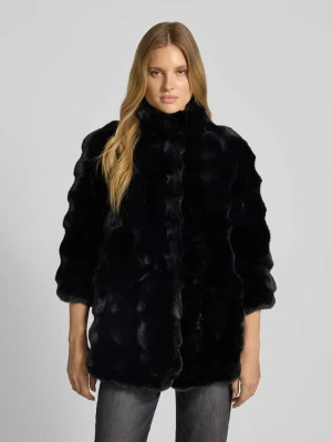 Płaszcz ze sztucznego futra ze stójką Armani Exchange