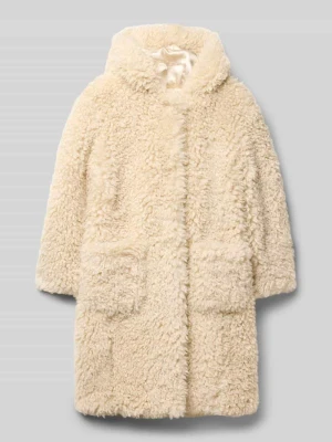 Płaszcz ze sztucznego futra ze stójką Guess
