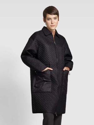Płaszcz ze wzorem z logo na całej powierzchni model ‘Paluma’ BOSS Black Women