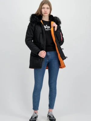 Płaszcz zimowy Alpha Industries czarny